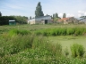 Vue sur les paddocks avec abri pour les étalons